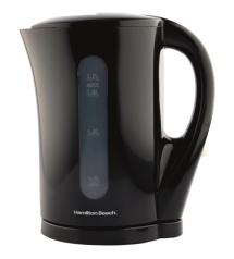 Hamilton Beach HB1107B Essential 1.7L Plastic Kettle - Black Hamilton Beach HB1107B Essential 1.7L Plastic Kettle - Black
